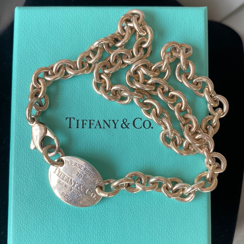 Tiffany & Co. 925 Silver Chain Link Necklace